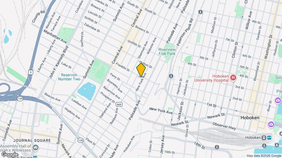 153 New York Ave Map and Location Details