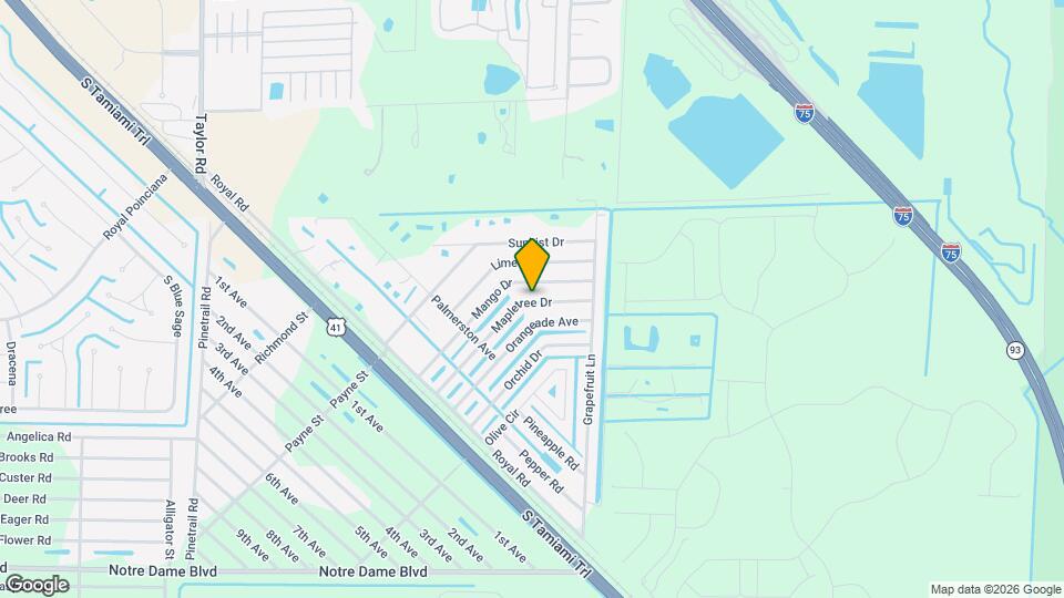 15482 Mapletree Dr Mapa y Detalles de la Ubicación