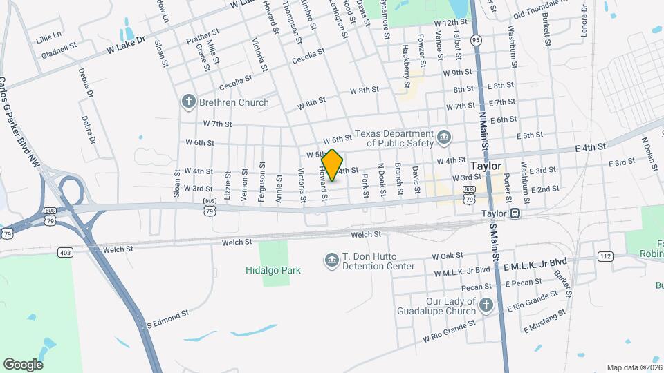 918 W 3rd St Map and Location Details