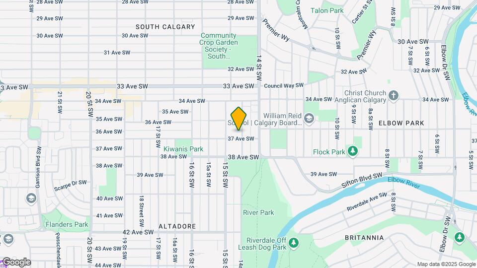 3721 14A St SW Map and Location Details