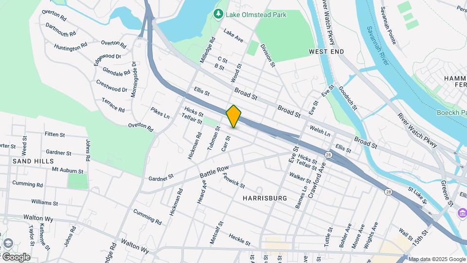 2053 Telfair St Map and Location Details