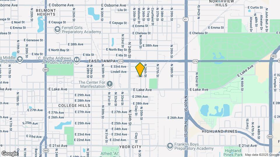 3716 N 35th St Map and Location Details