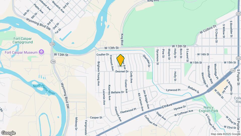 1527 Fetterman Ave Map and Location Details