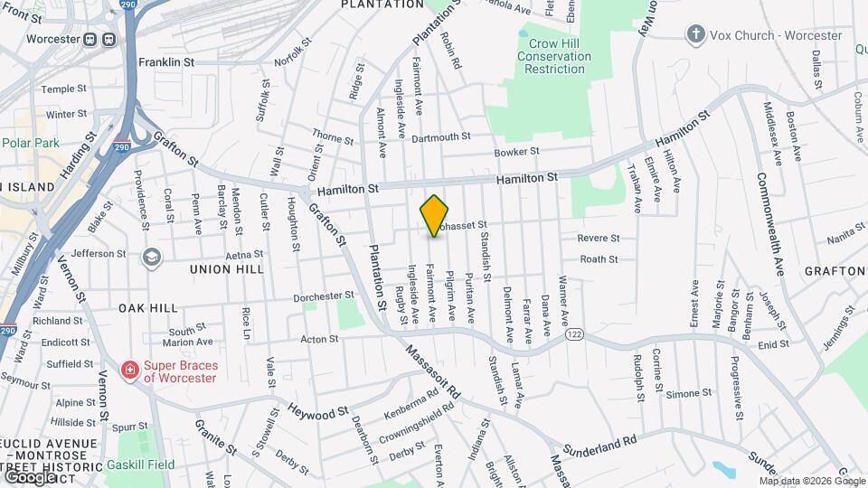 169 Fairmont Ave Map and Location Details