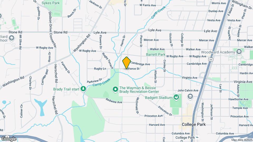 2166 Park Terrace Map and Location Details