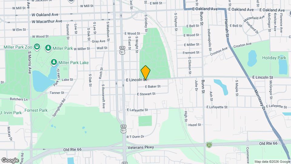 311 E Lincoln St Map and Location Details