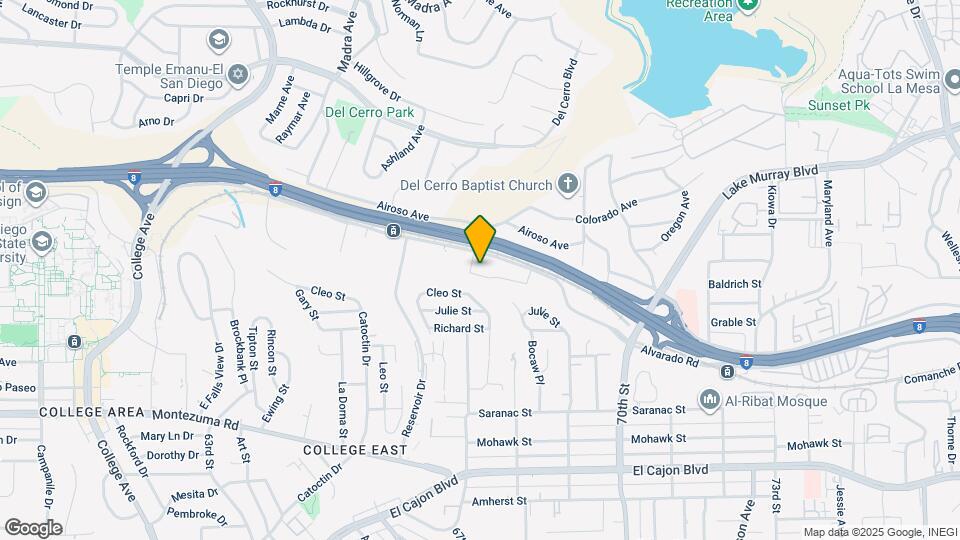 6799 Alvarado Rd Map and Location Details