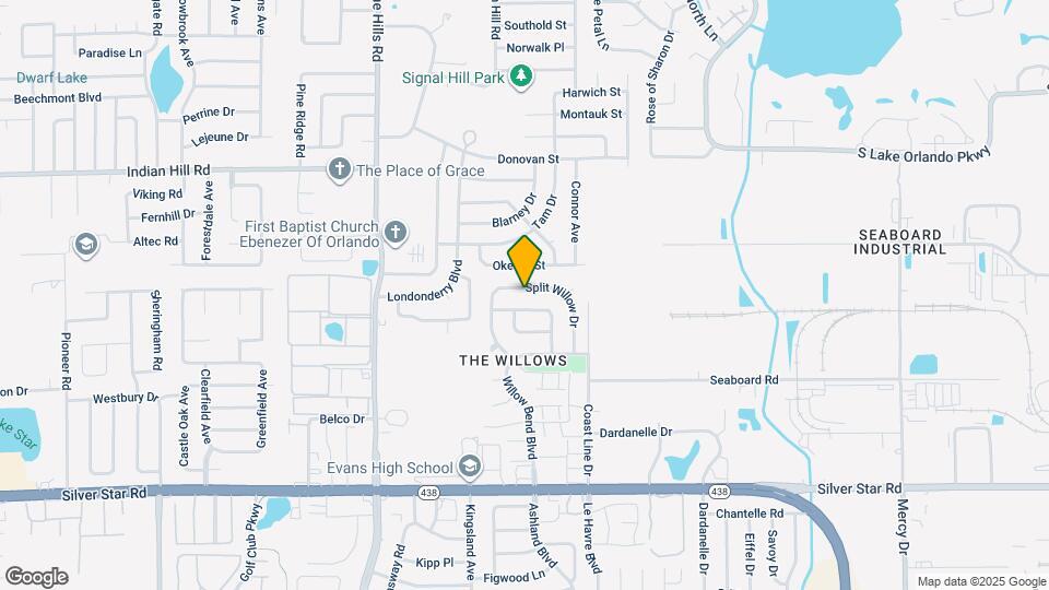 3250 Split Willow Dr Map and Location Details