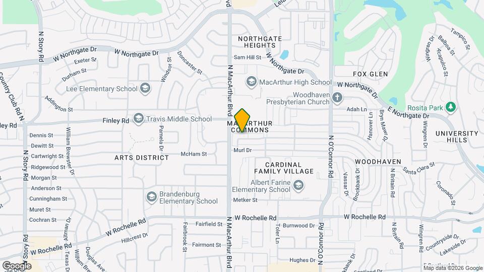 1009 McCoy Dr Map and Location Details