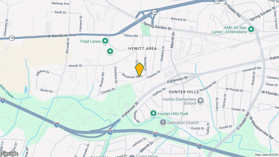 3939 McIntosh St Mapa y Detalles de la Ubicación