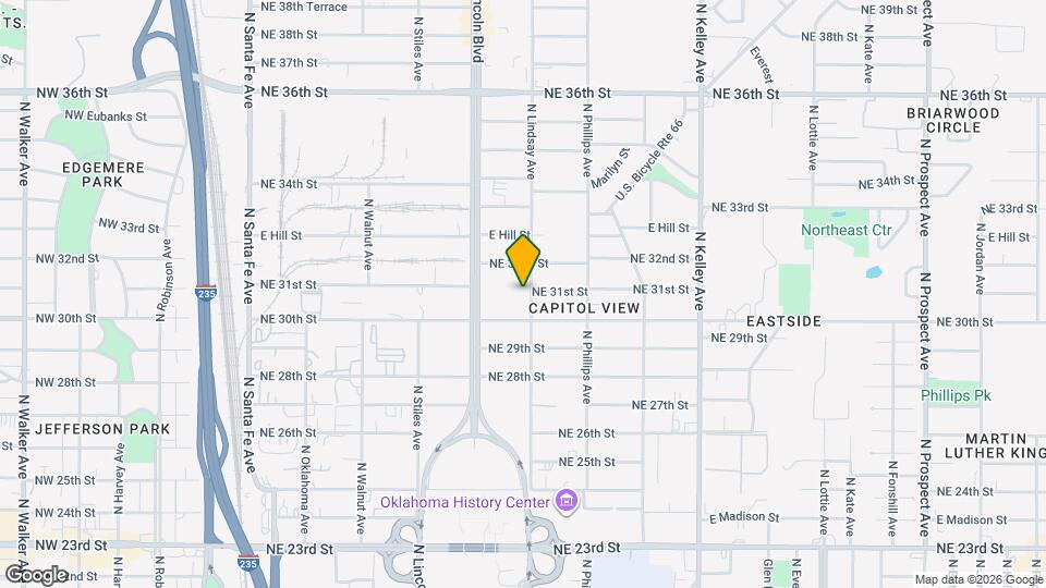 3121 N Lindsay Ave Map and Location Details