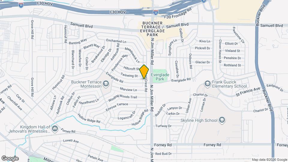 5107 Urban Crest Rd Map and Location Details