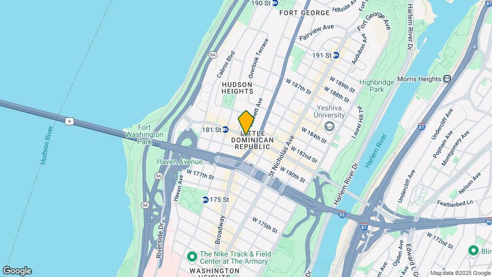 714 W 181st St Mapa y Detalles de la Ubicación
