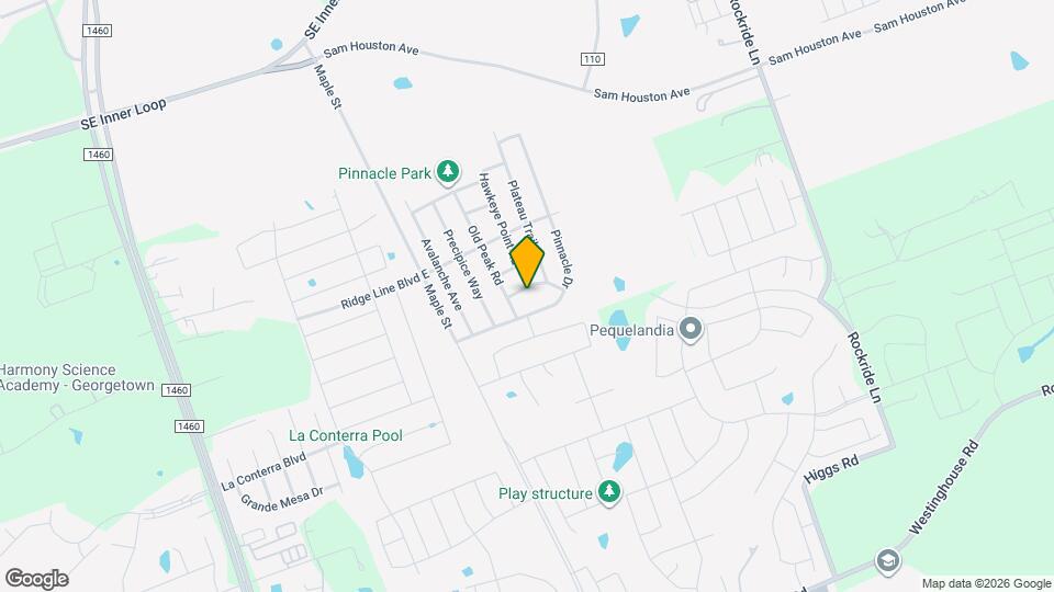 308 Potters Peak Way Map and Location Details