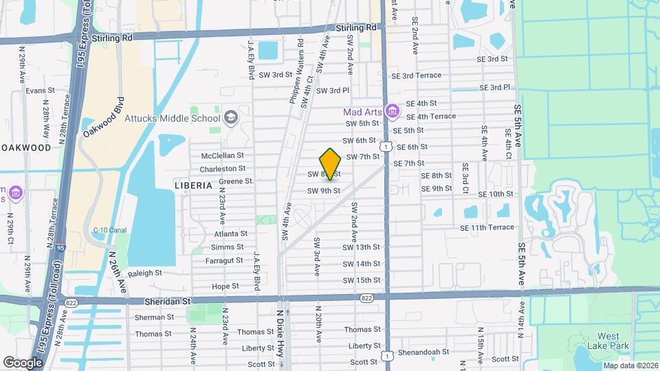 238 SW 9th St Map and Location Details