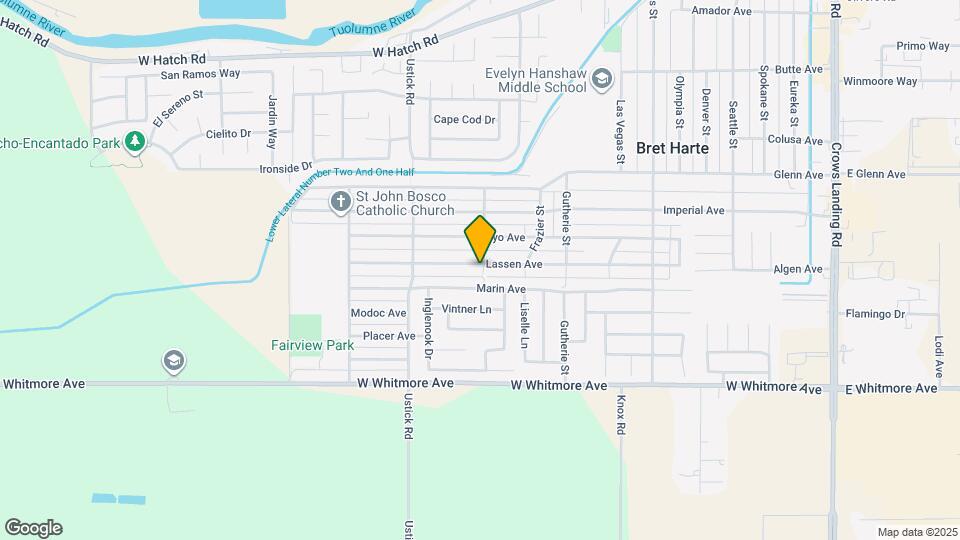 1202 Lassen Ave Map and Location Details