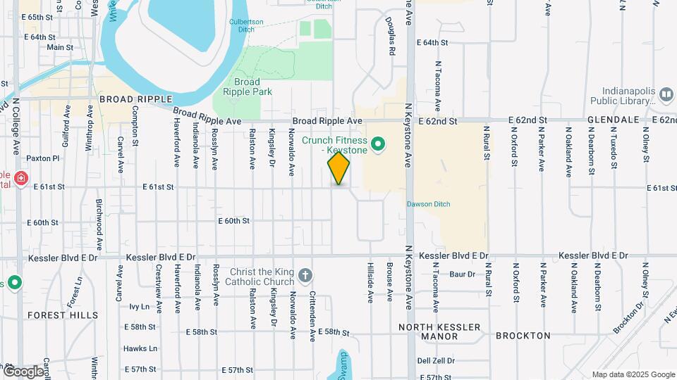 6061 Evanston Ave Map and Location Details