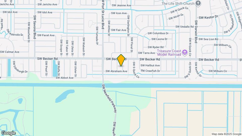 4672 SW Carib St Map and Location Details