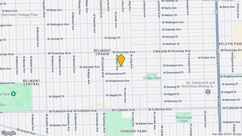 5445 W Schubert Ave Map and Location Details