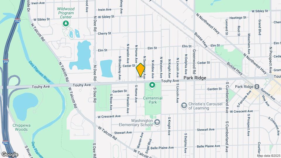 1710-1716 W Touhy Ave Map and Location Details