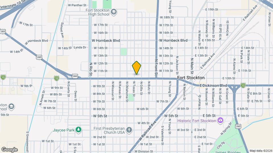 808 W Dickinson Blvd Map and Location Details