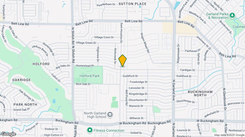 2502 Sam Houston Dr Map and Location Details