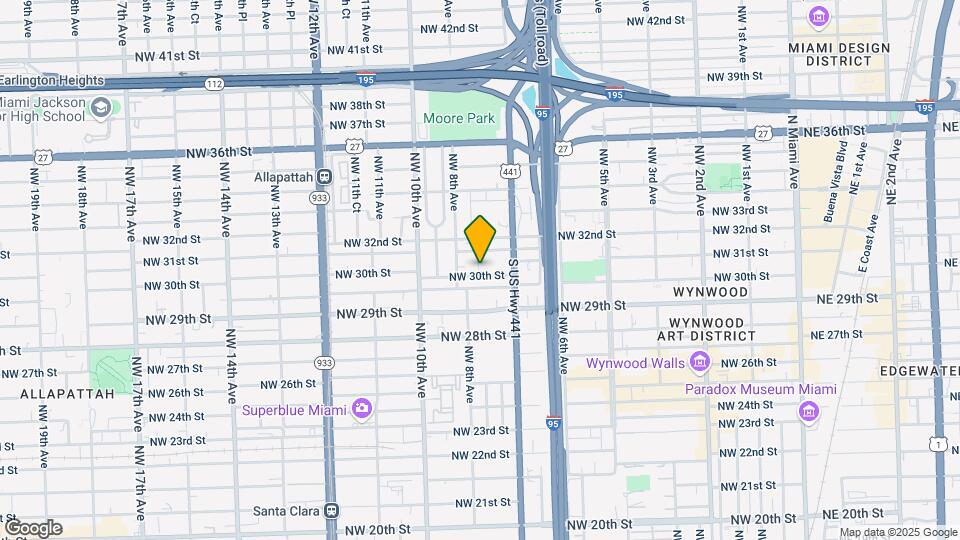 777 NW 30th St Map and Location Details