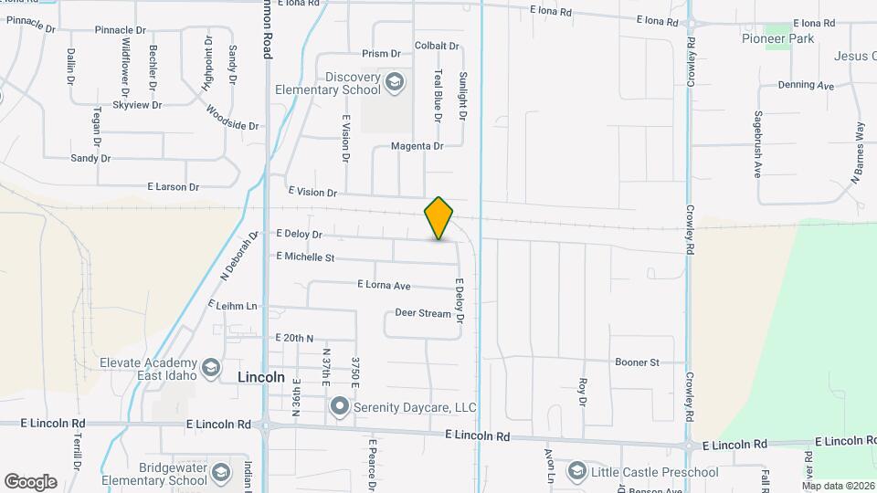 3920 E Deloy Dr Map and Location Details