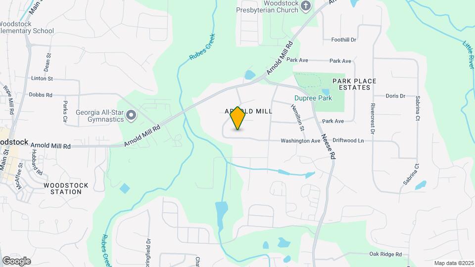 1039 Washington Ave Map and Location Details