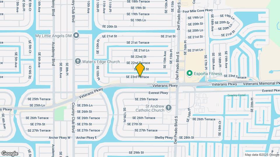 1314 SE 23rd Terrace Map and Location Details