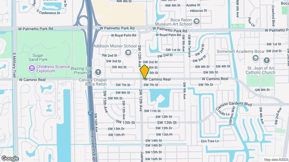 1188 W Camino Real Map and Location Details