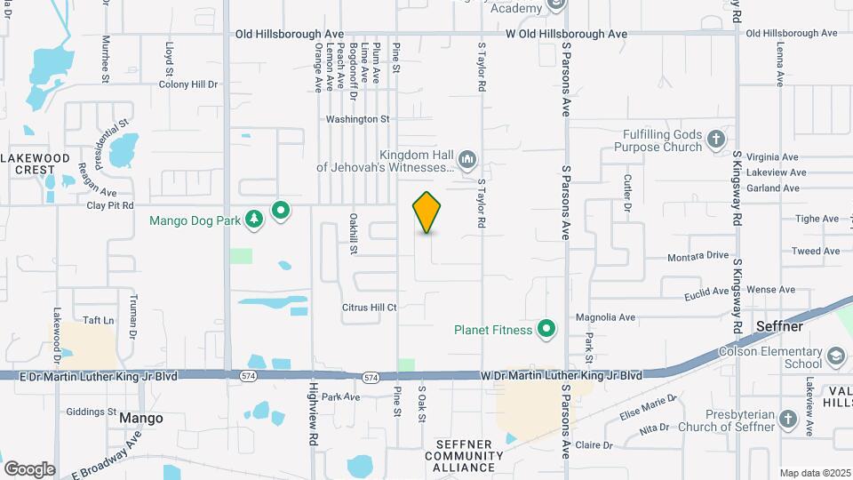 1115 Oakhill St Map and Location Details