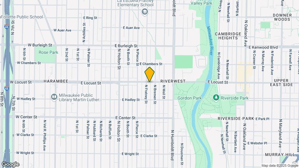 815 E Locust St Mapa y Detalles de la Ubicación