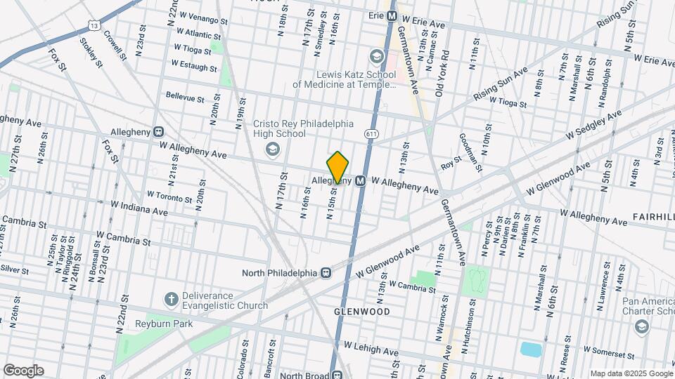 3139 N 15th St-Unit -2nd Floor Map and Location Details