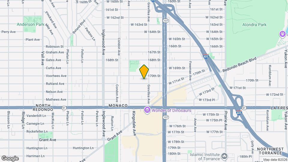 4521 W 171st St Map and Location Details