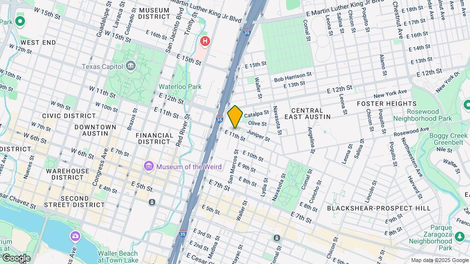 900 E 11th Mapa y Detalles de la Ubicación