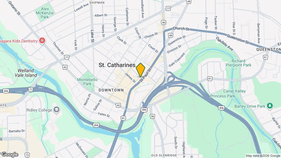 239 St Paul St Map and Location Details