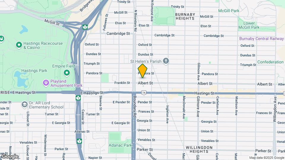3755 Albert St Map and Location Details