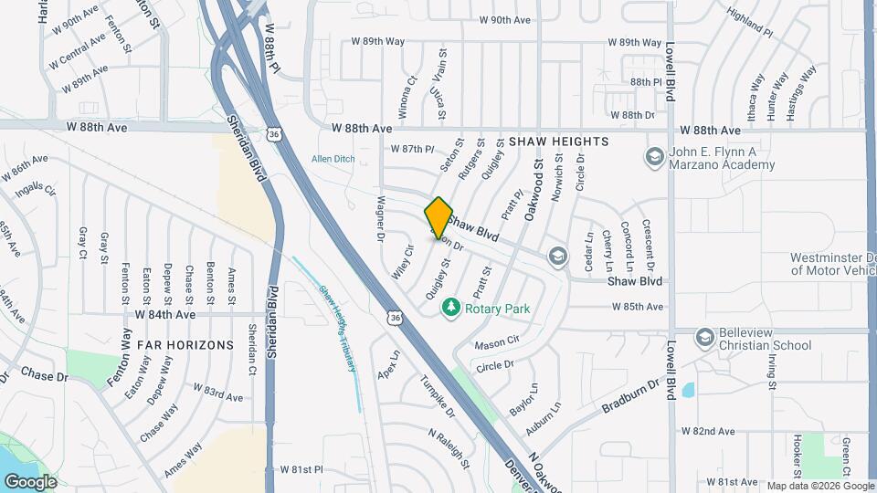 8482 Rutgers St Map and Location Details