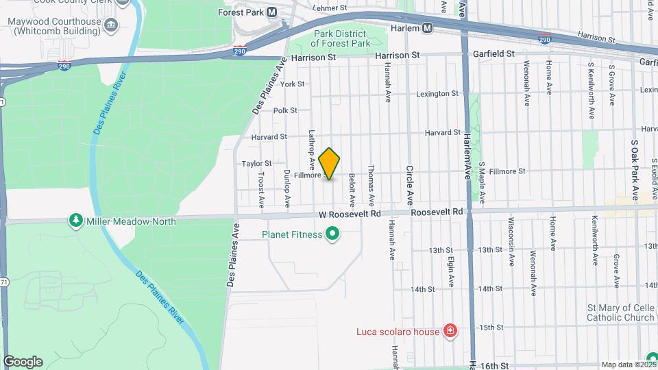 1109 Ferdinand Ave Map and Location Details