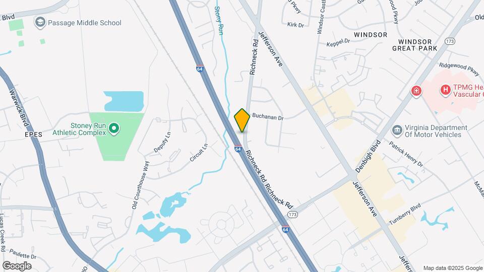 97 Richneck Rd Map and Location Details