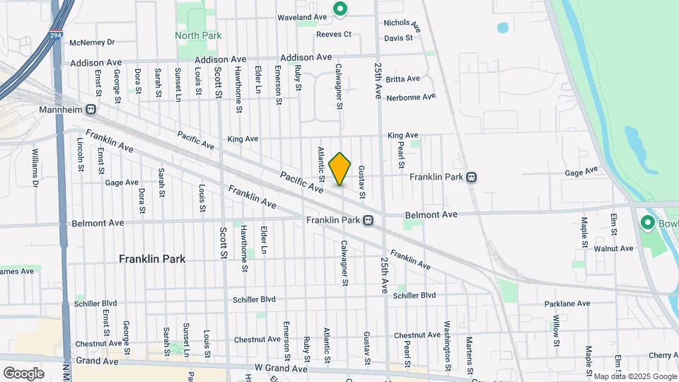 9702 Pacific Ave Map and Location Details