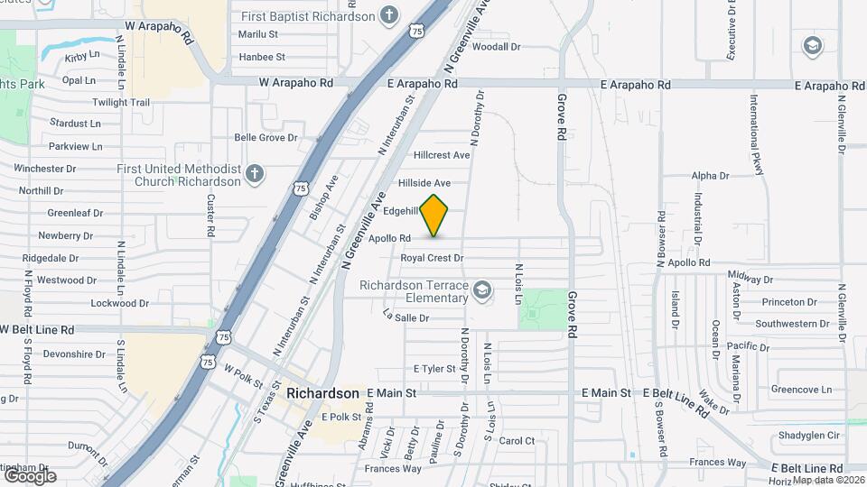 428 Apollo Rd Map and Location Details