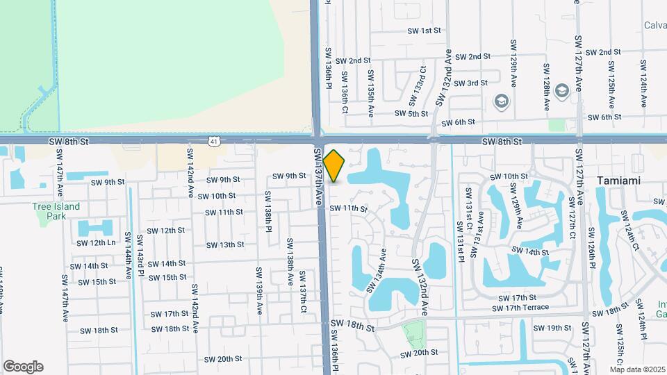 965 SW 136th Pl Map and Location Details