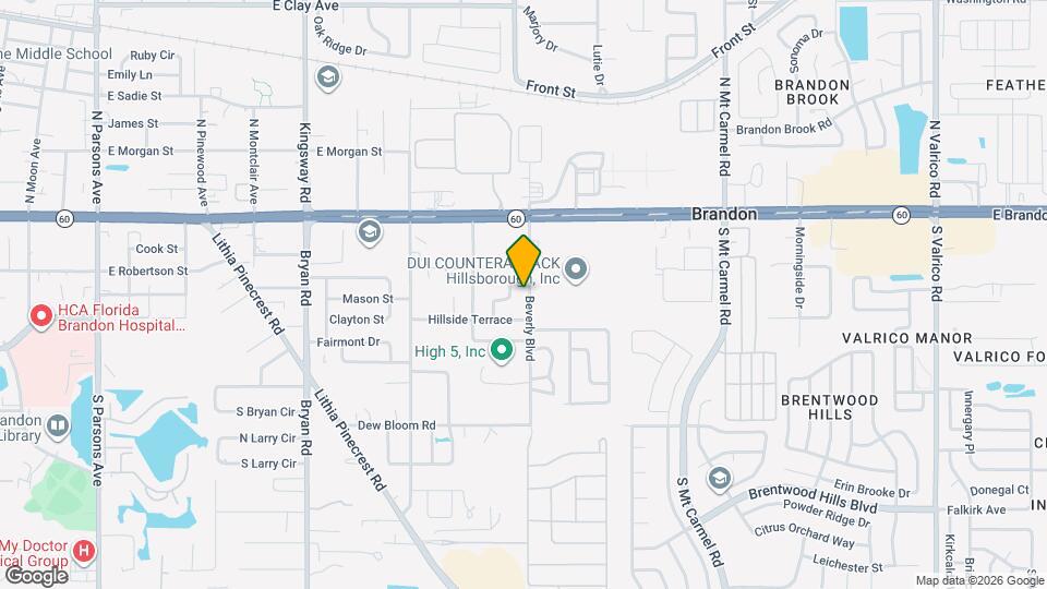 307 Beverly Blvd Mapa y Detalles de la Ubicación