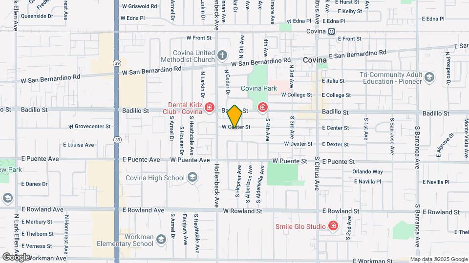 418 W Center St Mapa y Detalles de la Ubicación