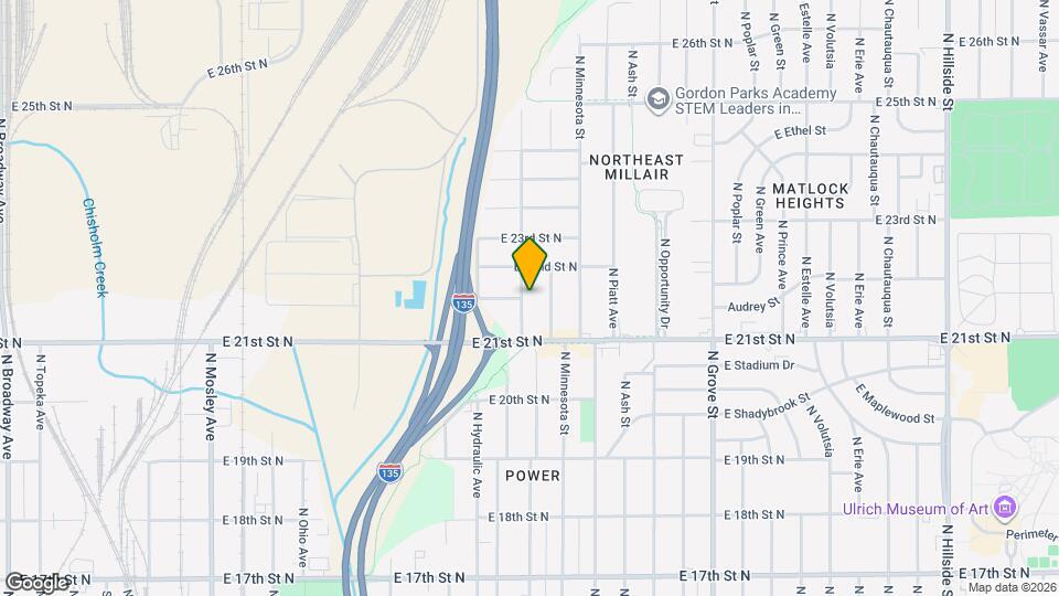 2244 N Kansas St Map and Location Details