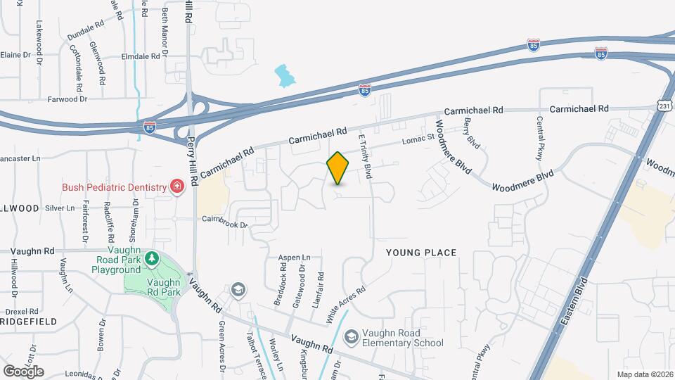 4109 Denton Dr Map and Location Details