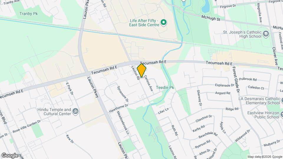 2588 Lauzon Rd Map and Location Details