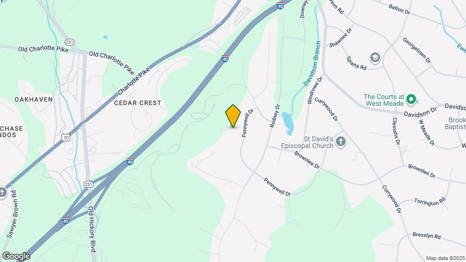 6833 Pennywell Dr Map and Location Details